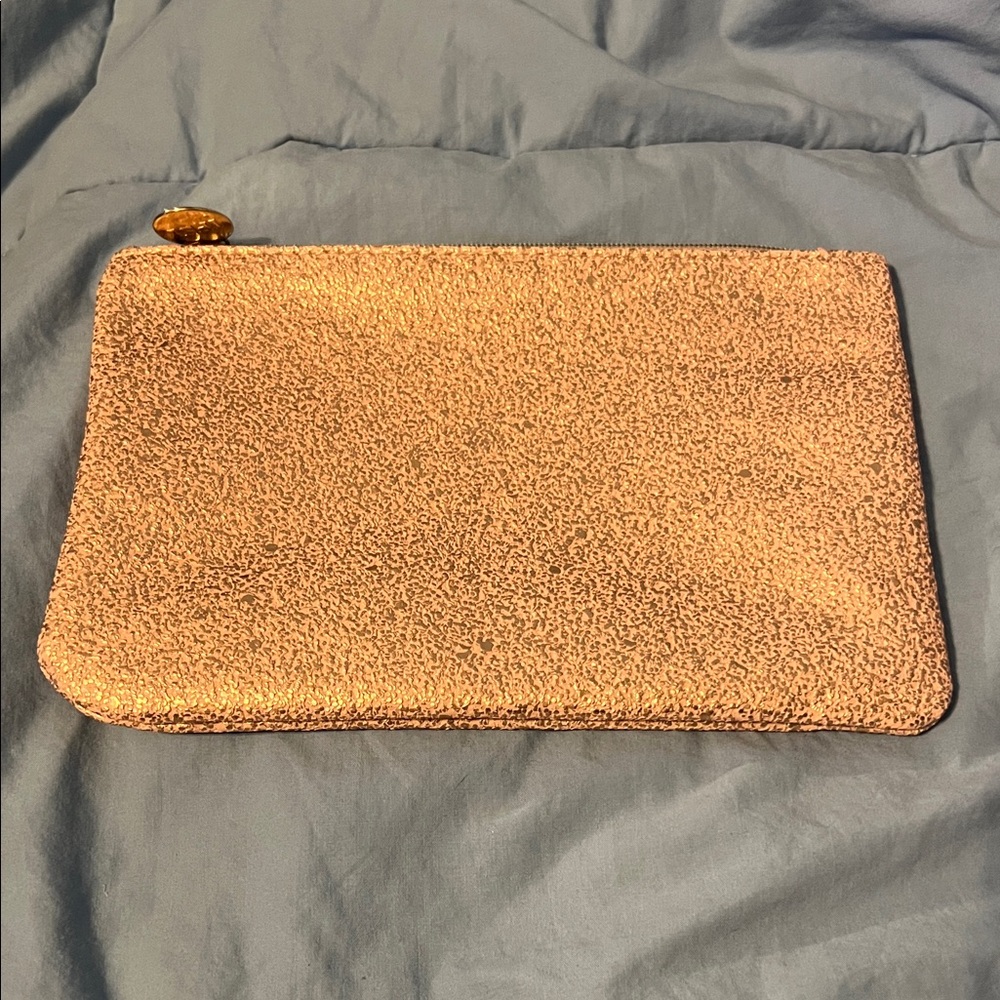 Ipsy Rose Gold Zippered Cosmetic Bag
